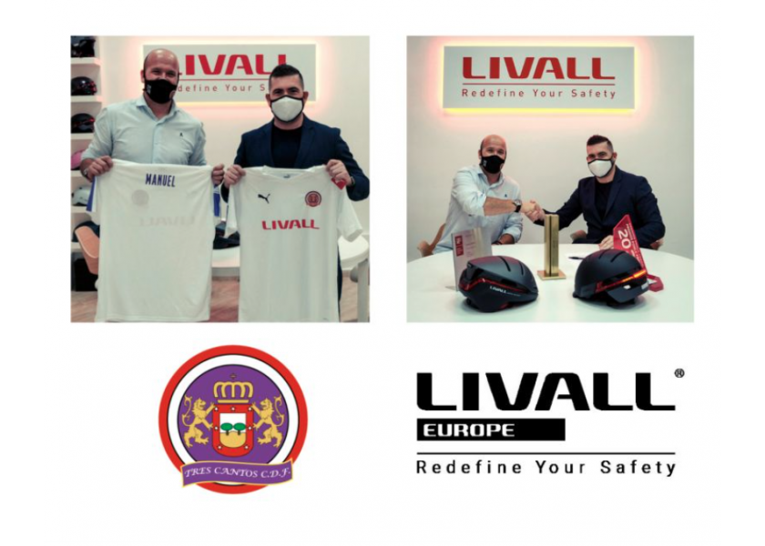 LIVALL SPONSOR OF TRES CANTOS FOOTBALL CLUB